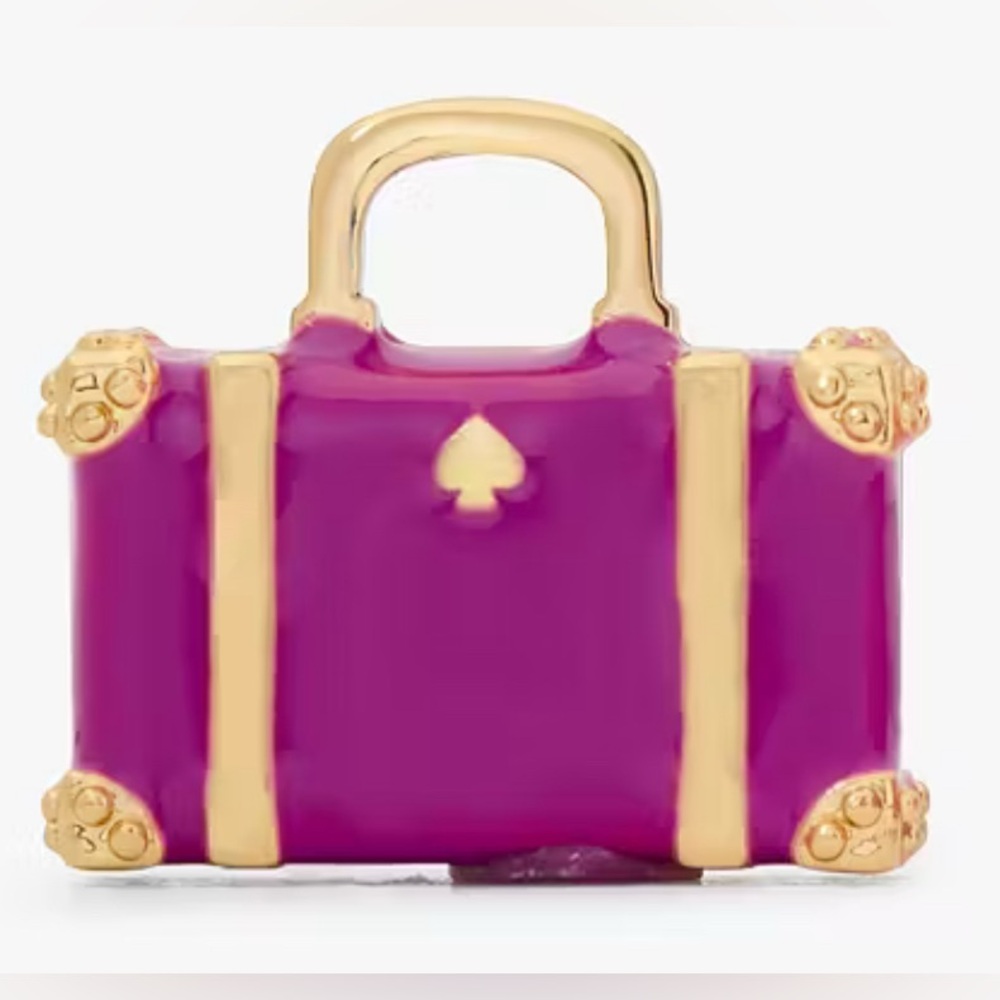 Kate Spade Away We Go Suitcase Studs - New - Picture 4 of 7